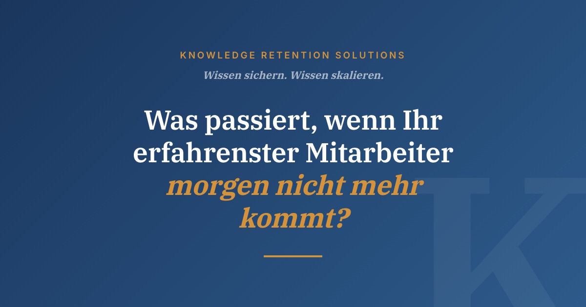 KRS – Knowledge Retention Solutions | Capture Knowledge. Scale Expertise.